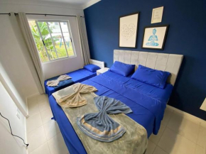 apartamento a 200m da praia ingleses, prédio com piscina